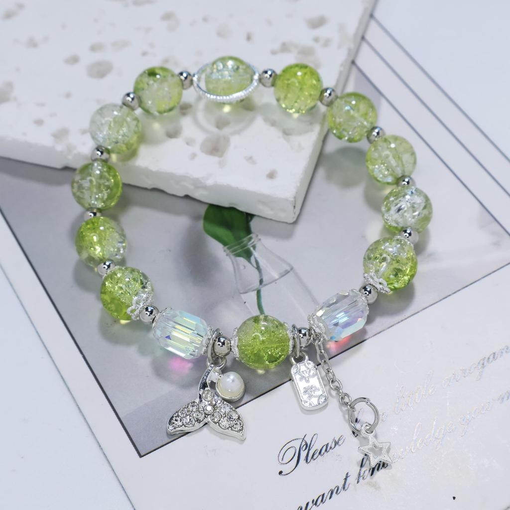 Mori Style Mermaid Crystal Bracelet – Versatile Niche Design for Women, Ideal for Students and Best Friends