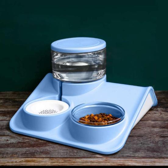 Distribuitor de apă pentru animale de companie cu design 2 în 1, cu gravitație automată