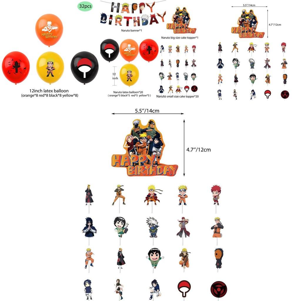 Brighten Up Your Party With Naruto Anime Themed Party Decorations