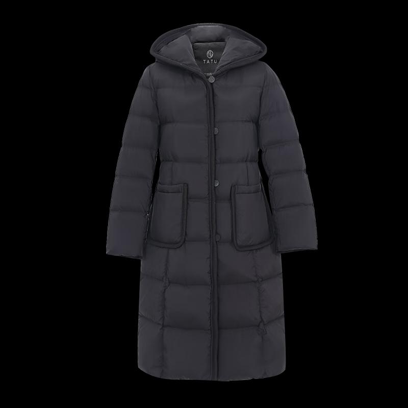 Women's Winter Loose Long Hooded Down Jacket