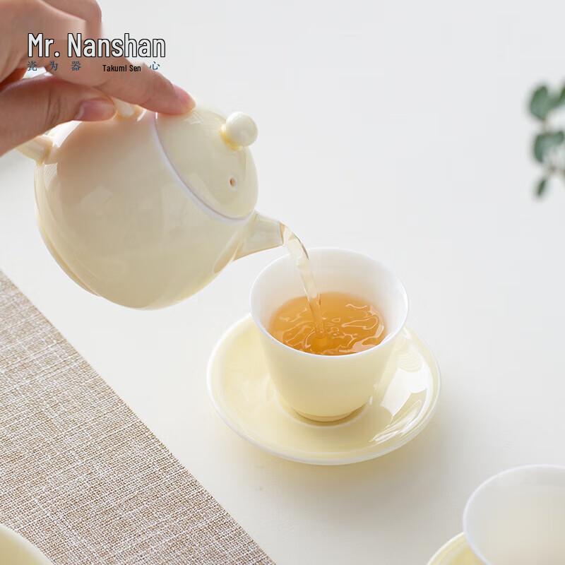 Nanshan Mr. Kung Fu Ceramic Dragon Egg Teapot Set