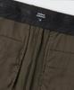 Musinsa Standard Wide Bermuda Hidden Banding Half Slacks [Dusty Khaki]