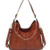 Women Tote Bag Fashion Underarm Large Capacity Soft Pu Leather Shoulder Bag Retro Crossbody Bag Casual Portable Bucket Bags