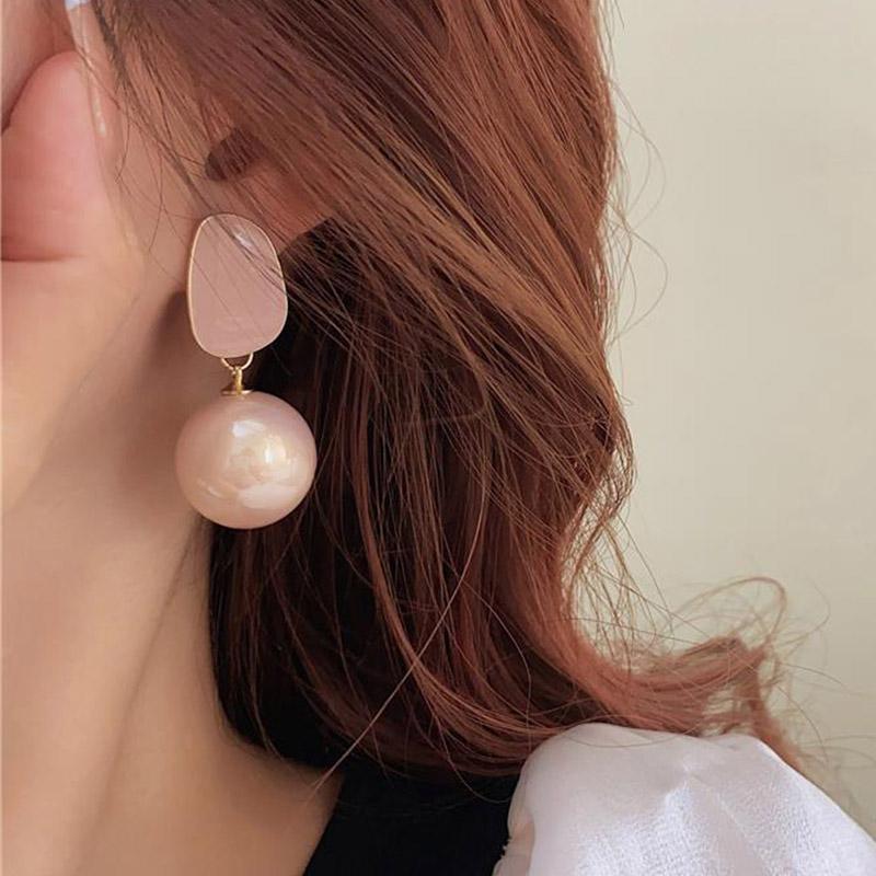 Orecchini Pendenti Con Perla D'acqua Dolce, Argento 925 Placcato Oro Bianco, Anallergici, 16 Mm, Per Donna E Ragazza