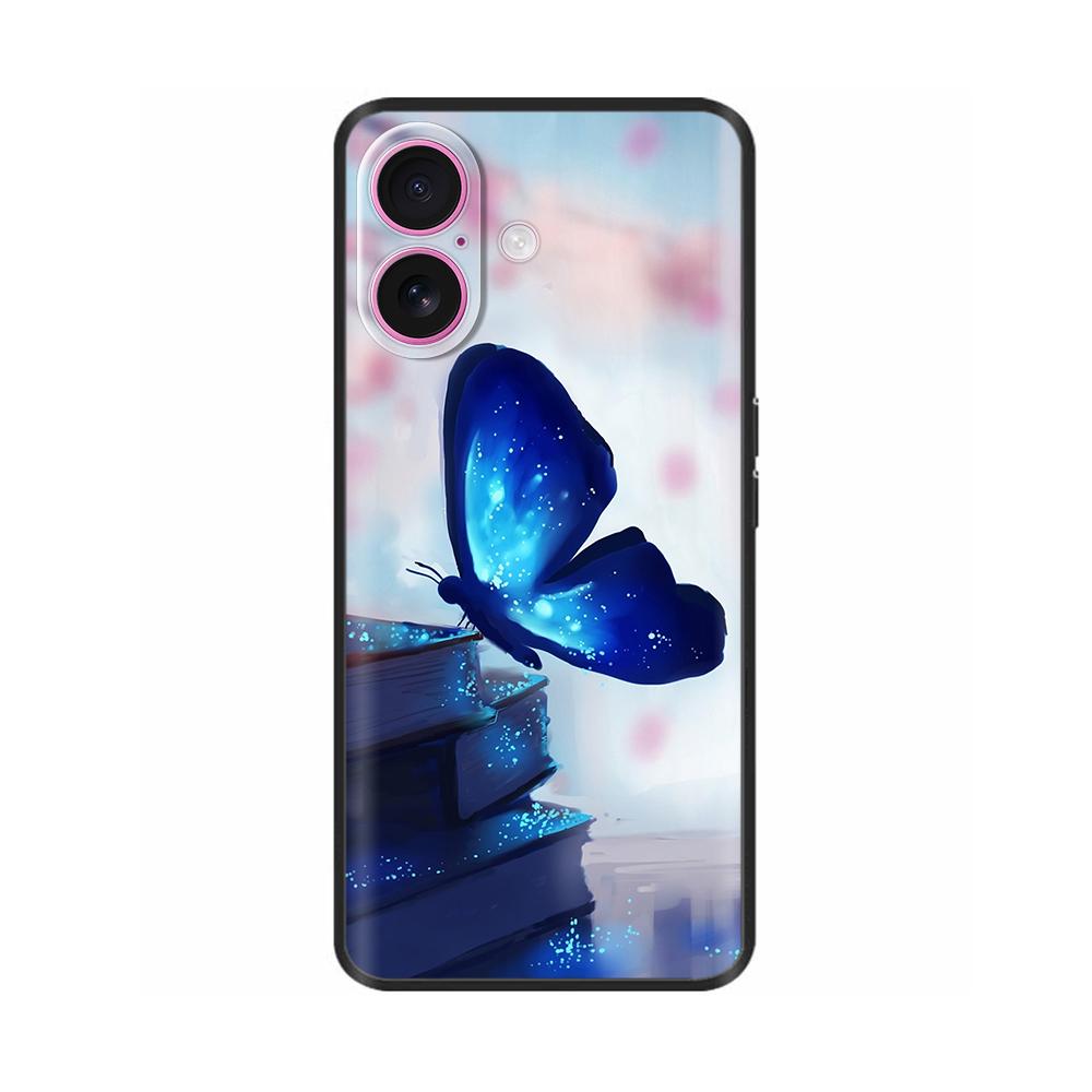 Luxury Shockproof Cover For iPhone 16 Plus Soft Silicone Case For Apple iPhone 16+ 16 Pro Max Bumper Soft Phone Protective Cover