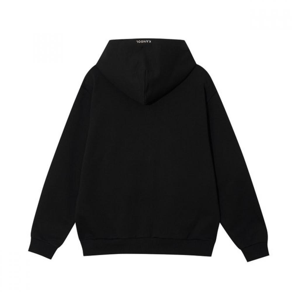 KANGOL Essential Zip Hoodie Black 5145