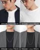 [Shinjuku Gin no Kura] Sterling Silver 925 Venetian Chain, Approx. 1.2mm Wide, 50cm Long, Necklace, Women's & Men's, Delicate, Thin, Simple