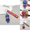 The Avengers Keychain Decorate Your Accessories With Iron Man Spiderman And Captain America Figures