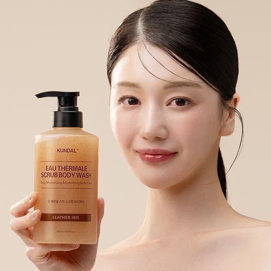 KUNDAL O Thermal Spa Scrub Body Wash 500ml (Choose 1 of 3)