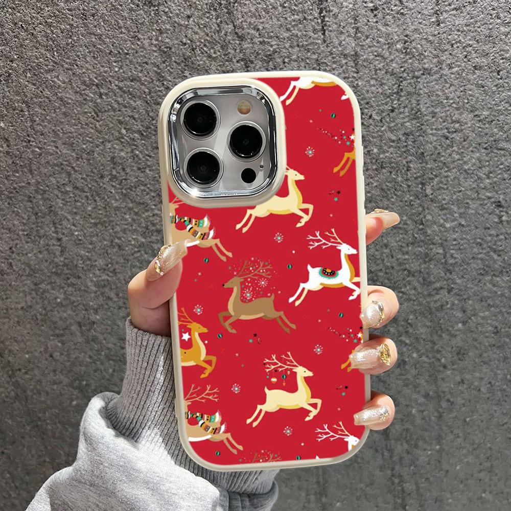 N115 Веселый рождественский дизайн С Новым годом Мягкие чехлы для телефонов iPhone 16Pro — фото 11