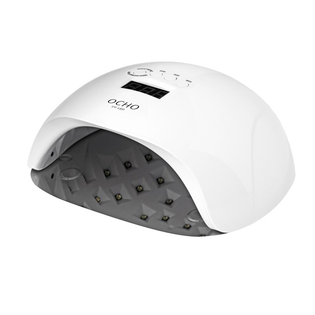 Lampa Uv Led Ocho Nails X13 65W Biała Z Lustrzanym Dnem