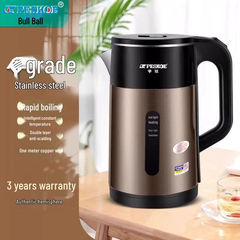 

Электрический чайник: Нержавеющая сталь 304, Изолированный, Автоматическое отключение Electric Kettle