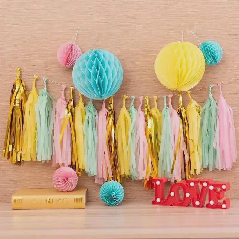35cm Large Paper Tassel Balloon - Wedding & Party Decoration