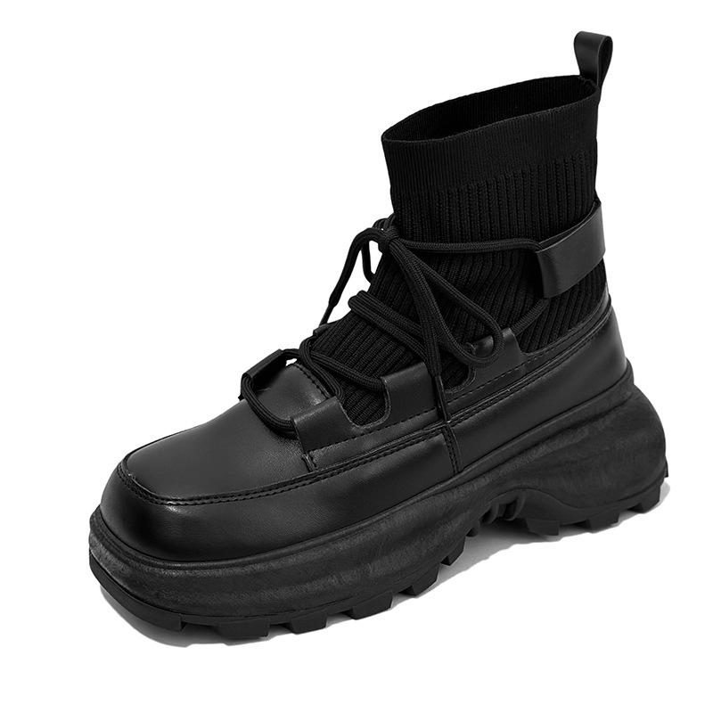 Martin Boots Leather Boots Platform Autumn and Winter New Men's Boots Snow Boots Men's Martin Boots