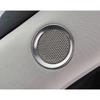For Mazda CX-5 2017-2024 Silver Titanium A Pillar Speaker Sound Cover Trim 2PCS