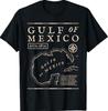 Gulf of Mexico 1672 Historic Map T-Shirt