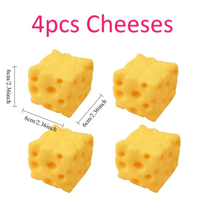Squishy Cheese Cube Squeeze Toys Soft Butter Cheese Fidget Toy Slow Rebound Push Stress Relief Sensory Toy Christmas Present