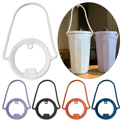 1 Stück Silikon Wasserflaschengriff Isolierte Becher Kaffeetasse Durchmesser 85 bis 100 mm Tragbare Auslaufsichere Becherteile für Tyeso 600 ml/40 oz