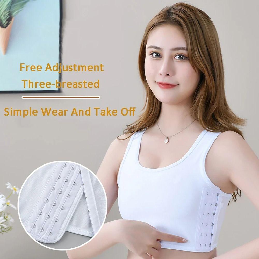 1Pcs Durable Flat Vest Breast Tank Tops Trans Lesbian Corset Chest Shaper M-3XL Lesbian Tomboy Breast Binder