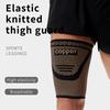 1/2Pcs Copper Fiber Thigh Support High-Elastic Knitted Fabric Sports Sprain Ligament Strain Pressure Protection Thigh Muscles