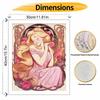 Disney Rapunzel Art Painting Kit Home Wall Decor Handmade Gift Princess Floral Portrait DIY Canvas Craft Decorative Artwork For Bedroom
