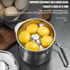 Egg White Separator | Multiple Eggs Separator Stainless Steel,Large-Capacity Separator with Lid and Handle, for Meringue, Cake, Kitchen