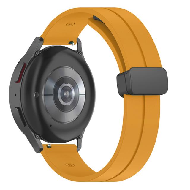 20mm 22mm Watch Strap For Samsung Galaxy watch 6/7/4/5 pro/classic/gear s3 Silicone Magnetic bracelet Huawei watch gt 4 2 3 band