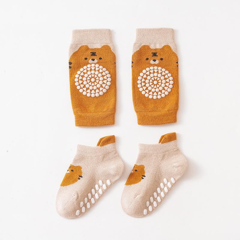 Baby Knee Pads For Crawling Baby Socks For Walking Infant Floor Socks Kneepads Walking Protector For Toddler Kid Girls Boys