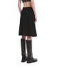 Trunk Project Black Pleated Wrap Skirt