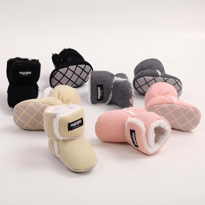 Botas de Algodão Quentes de Sola Macia para Criança Pequena Outono Inverno M2065