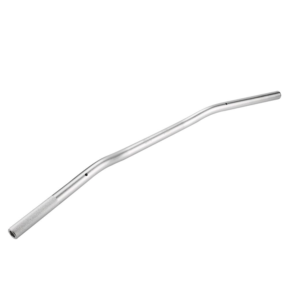 22mm Diameter Aluminum Alloy Retro Motorcycle Modified Handlebar Flat (Matte Black)
