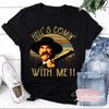Hölle kommt mit mir Doc Holliday Vintage T-Shirt, Doc Holiday Shirt, Cowboy-Shirt, Tombstone Shirt, Western-Cowboy-Shirt