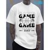 European Size Basketball Game Day Graphic T-Shirt , Funny Tee for Men, , Limited Edition, Elegantly White, Regular Fit, Everyday Comfort