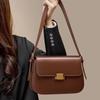 Hot Sale Genuine Leather Women's Small Square Shoulder Bag Fashionable Designer Minimalism Bag Tofu Bag Ladies Crossbody Bags