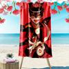 Hanako 2D Flat Print Beach Towel, Large Soft Quick Dry Towel for Beach Camping Swimming.NSTJ0928223