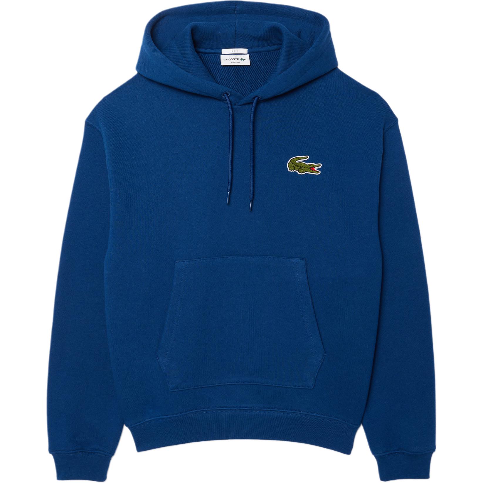 LACOSTE Logo Patch Drawstring Hoodie SH2754-HBM
