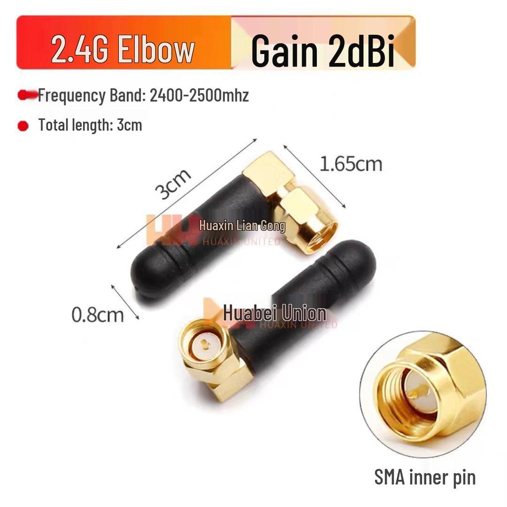 Dual-Band 2.4G/5.8G Foldable WiFi & Bluetooth Antenna for Routers
