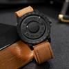 Luxury Magnetic Suspension Men Business Watches Casual Leather Strap Quartz Wristwatch Reloj Hombre