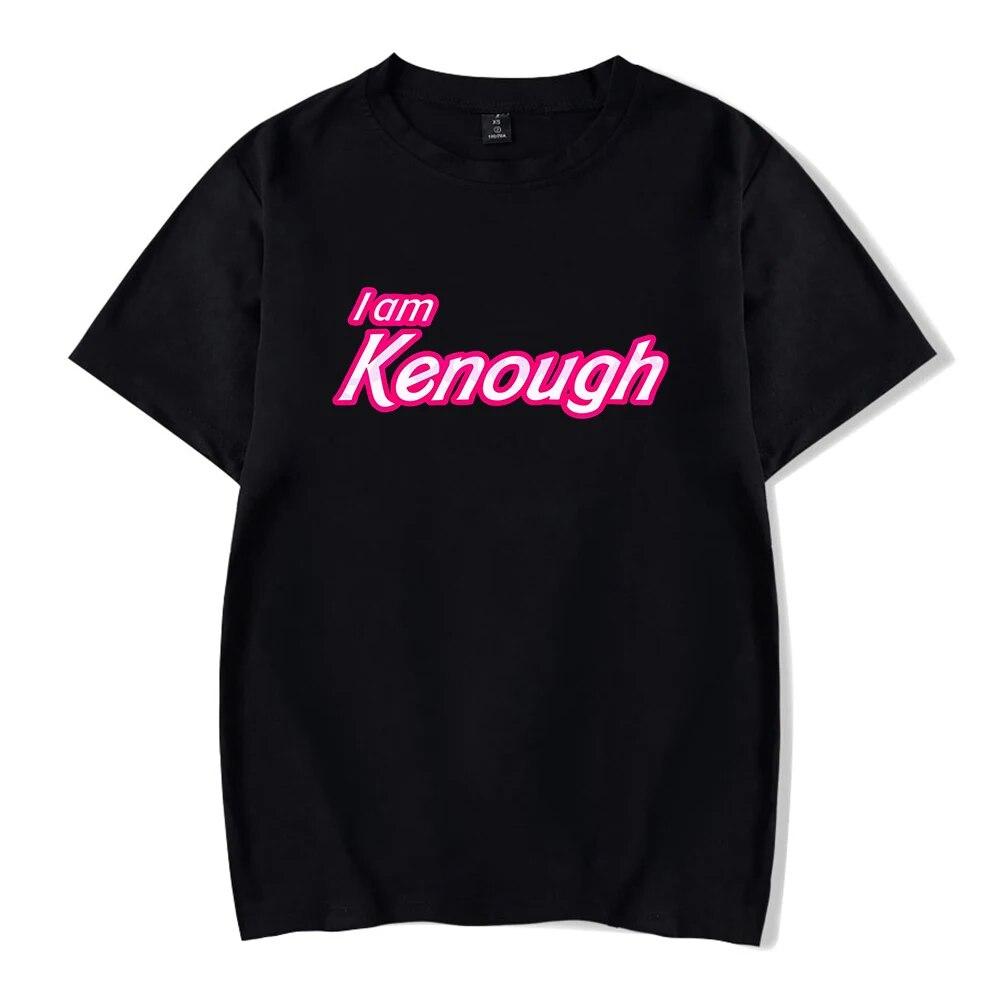 I Am Kenough Merch T-shirt Fashion Crewneck Short Sleeve Tee Unisex Women's Tshirt 2023 New Movie Funny Clothes Unisex