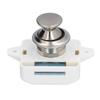 Cabinet Push Button Catch Lock RV Push Button Latch ABS Metal Wide Application for Camper for 14-18mm Door Thickness for