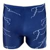Mens Quick-Dry Board Shorts With Lightning Print Swimming Water Sports Surfing Diving