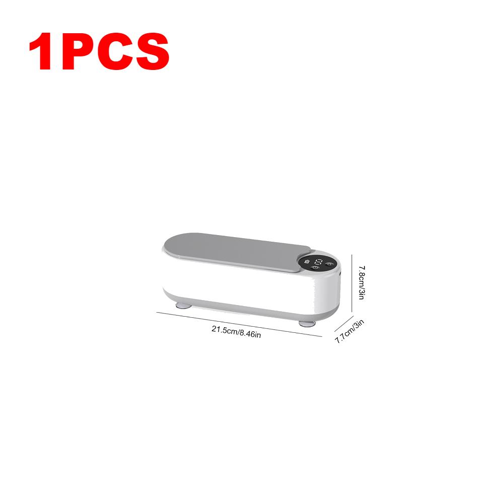 

1/2/3PCS Ultrasonic Jewelry Cleaner Glasses Cleaner Retainer Makeup Brushes Cleaning Machine USB Rechargeable For Coins Dentures
