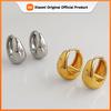 925 Sterling Silver Vintage Gold Earrings For Women Trendy Earring Jewelry Prevent Allergy Party Accessories Gift