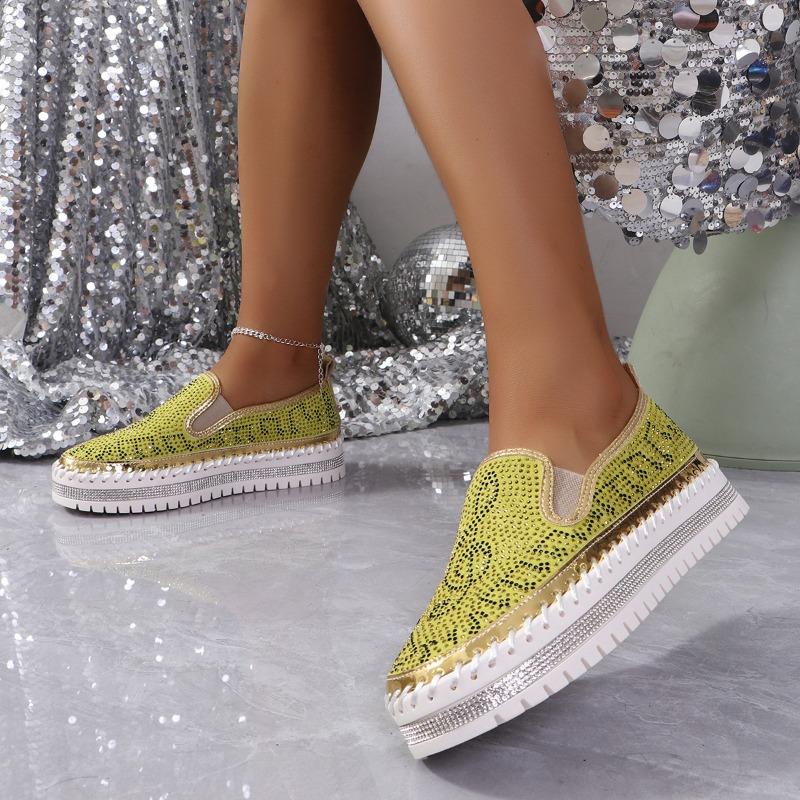 Neuer Stil Damen Vielseitige Atmungsaktive Dicksohlige Einzelne Schuhe für Freizeitkleidung
