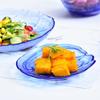 Japanese Style Frosted Glass Ink Salad Bowl