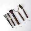 5Pcs Tea Ceremony Set Chinese Kungfu Teaware Ebony Tea Making Tool Tea Spoon Brush Tweezer Cup Clip Tea Needle Tea Art Accessory