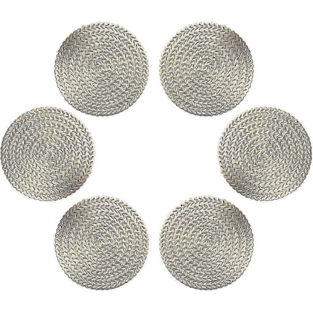 2026 10cm Golden Marble Leather Coasters for The Hot Cafe and Cold Water Set of 6
