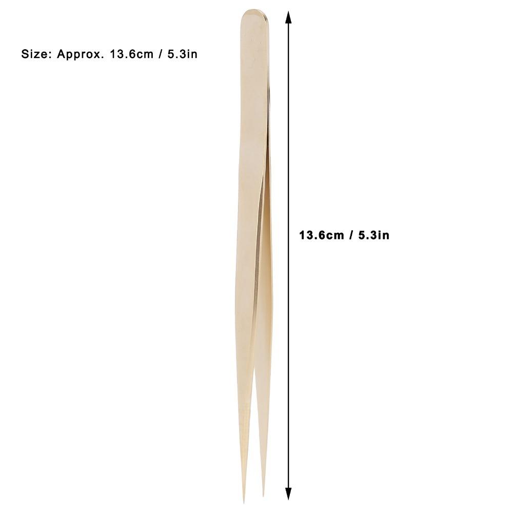 Fine Pointed Tips Straight Precision Tweezers Manicure Precision Tweezers Eyelashes Application