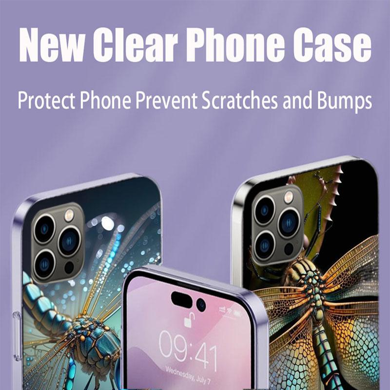 Schöne Libellen-Liebhaber Handyhülle Für Iphone 17 Air 15 Pro 14 Plus 16 Pro Max 17E 16E 12 13 Mini 11 Hülle Niedliche Fundas