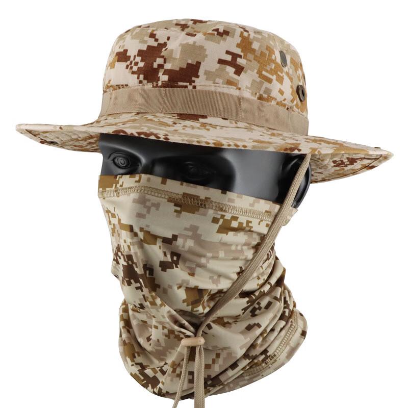 Outdoor Camouflage Hat  Headscarf Sun Protection Set